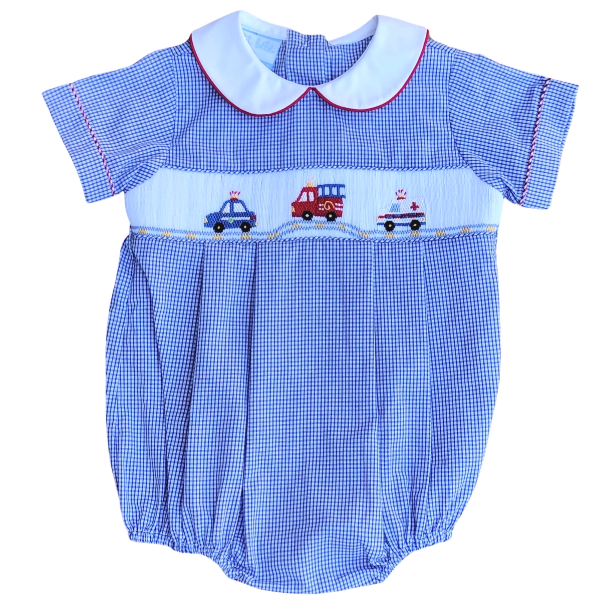 Emergency Vehicles Smocked Bubble – Belles & Beaux®