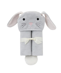 Gray Bunny Bath Wrap