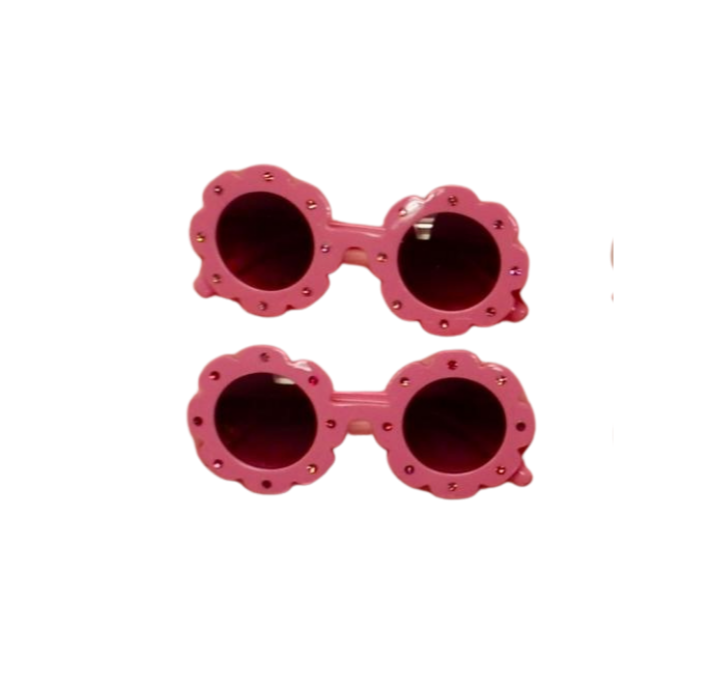 Flower Stud Shaped Sunglasses