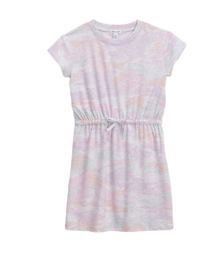 Ice Grey Pastel Camo Dress