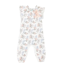 Load image into Gallery viewer, Annabelle White Short Sleeve Bow Romper
