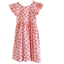 Load image into Gallery viewer, Olivia Dress - Happy Hearts
