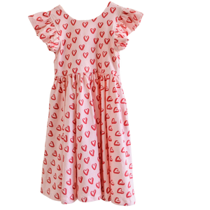 Olivia Dress - Happy Hearts