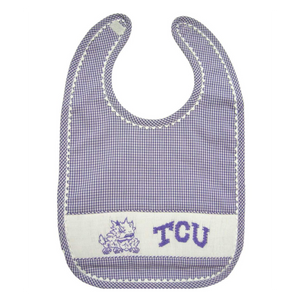 TCU Smocked Bib