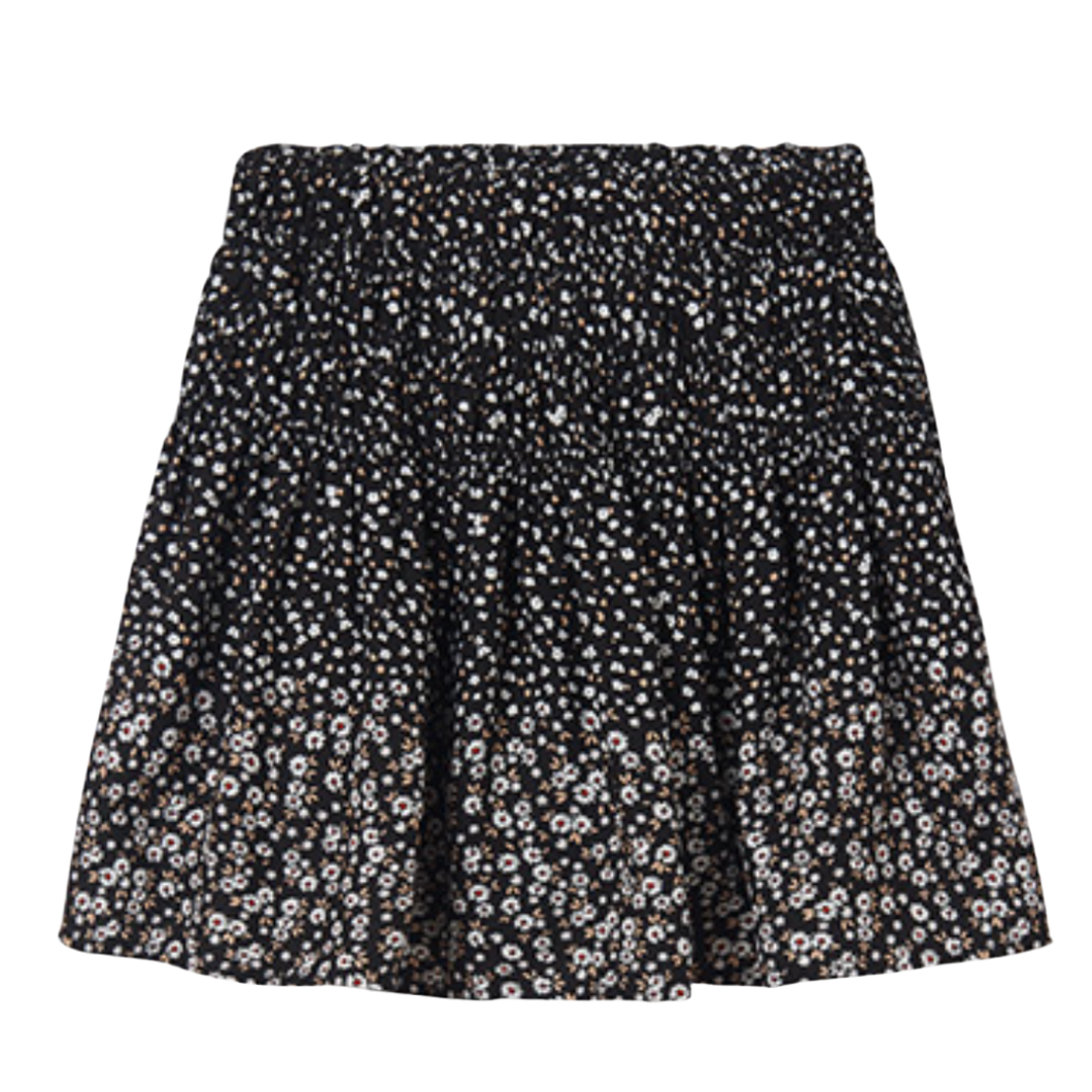 Printed Skirt - Black