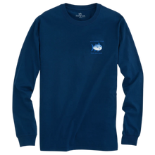 Load image into Gallery viewer, Yacht Blue Long Sleeve Skipjack T-Shirt
