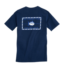 Load image into Gallery viewer, Yacht Blue Short Sleeve Classic Skipjack T-Shirt
