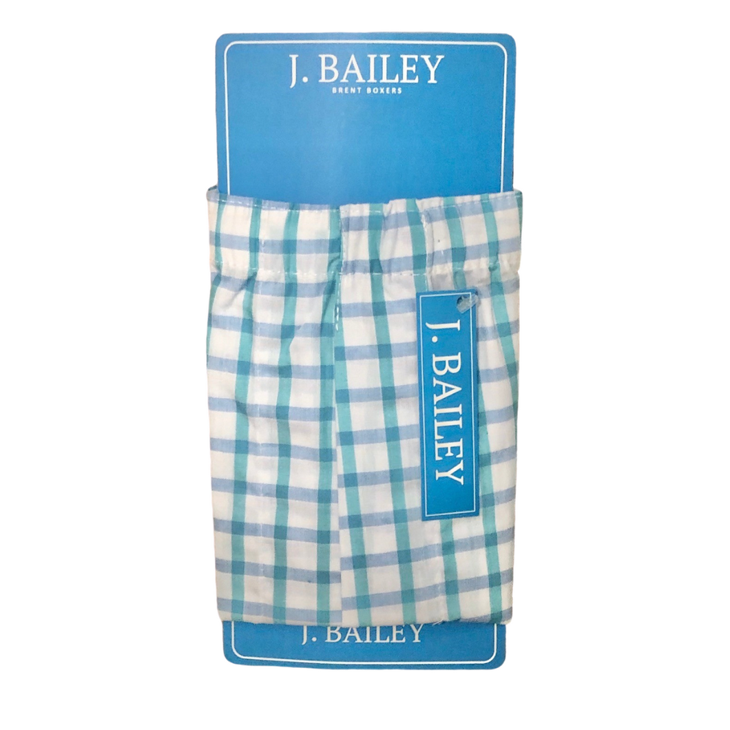 Marine Plaid Boys Boxers