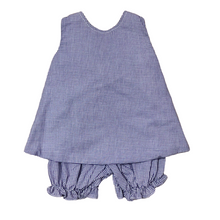 Load image into Gallery viewer, Purple Gingham Lottie Bloomer Set
