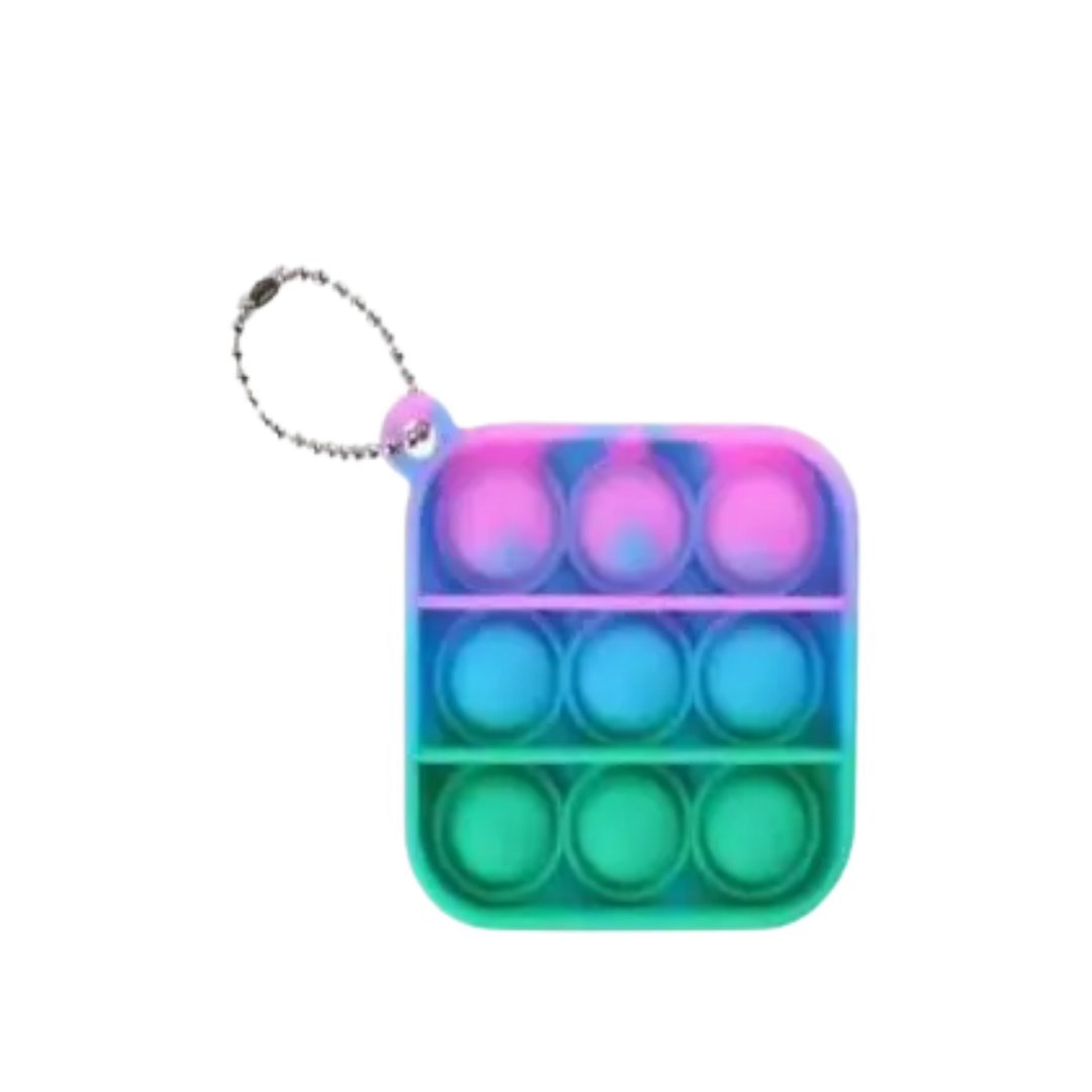 Mini Bubble Square Key Chain Fidget Toy – Belles & Beaux®