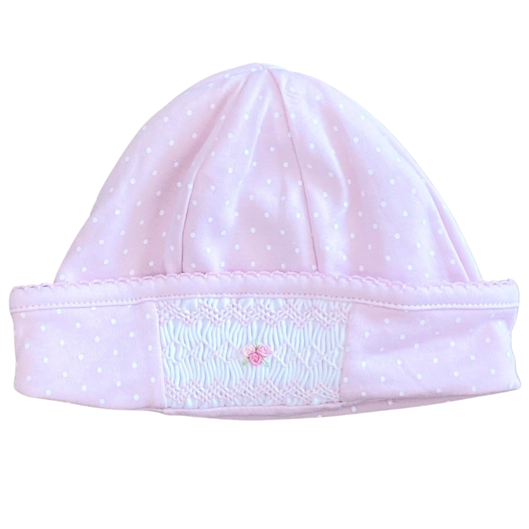 Layla and Lennox Smocked Hat - Pink – Belles & Beaux®