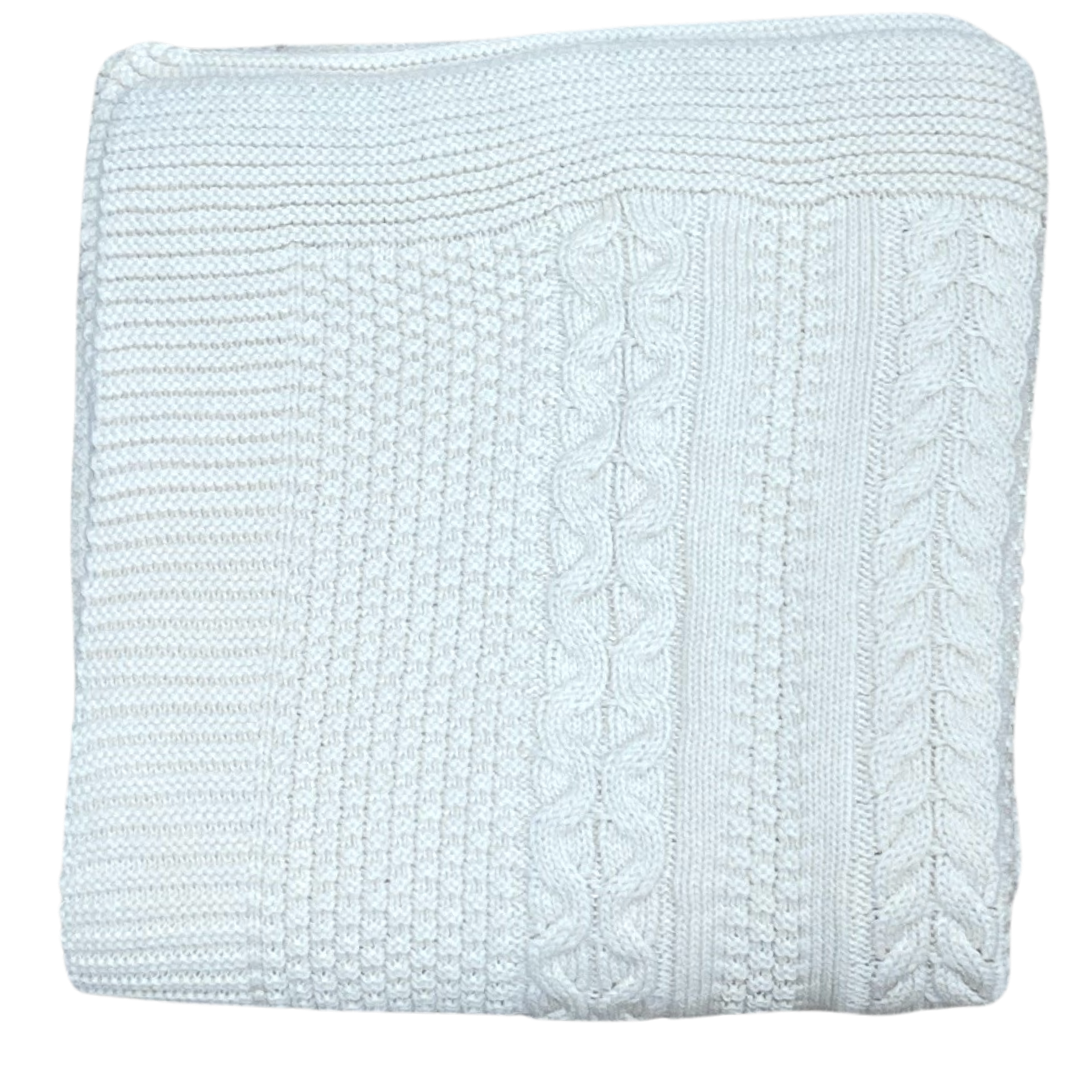A Soft Idea Aran Knit Blanket