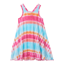 Load image into Gallery viewer, Summer Tie Dye Trapeze Dress
