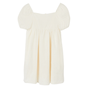 White Eyelet Baby Doll Dress