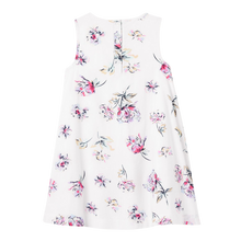 Load image into Gallery viewer, Bunty White Floral Peony Dress
