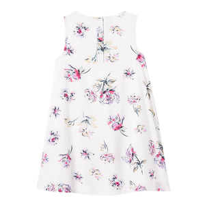 Bunty White Floral Peony Dress