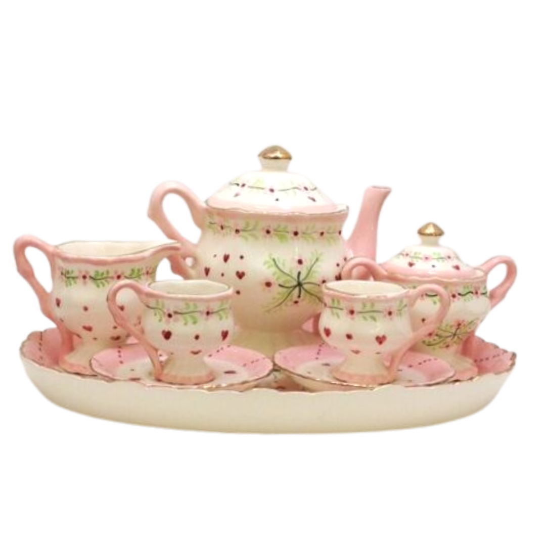 Sea Island Imports Porcelain Tea Set