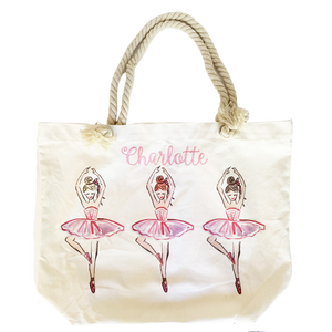 Ballerina Canvas Tote