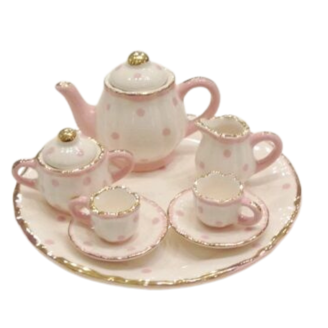 Dots Porcelain Tea Set