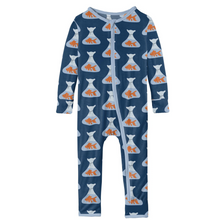 Load image into Gallery viewer, Navy Goldfish Prize Coverall With Zipper
