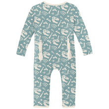 Load image into Gallery viewer, Jade Bones Coverall With Zipper
