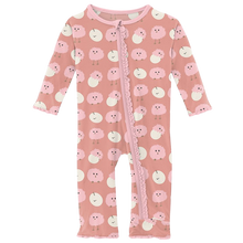 Load image into Gallery viewer, Blush Peep Peeps Muffin Ruffle Coverall With Zipper
