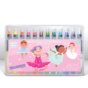 Glitter Doodle Girls Gel Crayons - Assorted