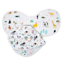 Load image into Gallery viewer, Classic Burpy Bibs 2 Pack - Around the World
