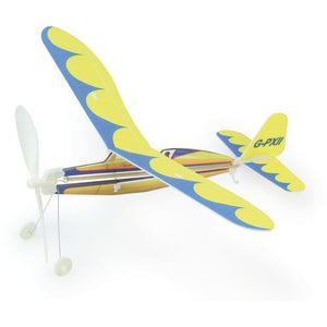 Yellow Starlet Rubber Band Airplane