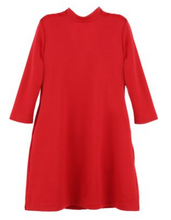 Load image into Gallery viewer, Red Alice Shift Dress

