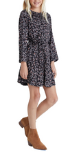 Load image into Gallery viewer, Long Sleeve Tiered Dress - Autumn Floral

