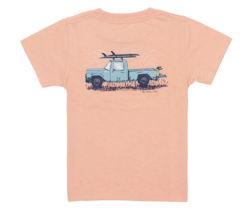 Beach Bound SS Tee Shirt - Melon