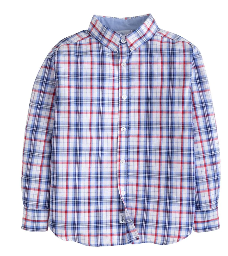 Bellfield Plaid Button Down Shirt