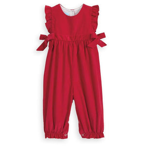 Red Corduroy Berkley Overall