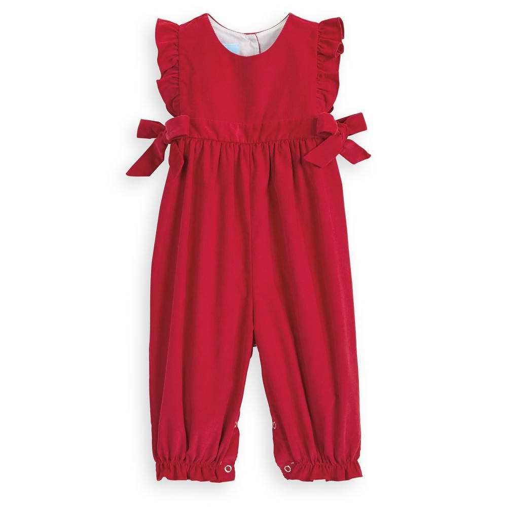 Red Corduroy Berkley Overall