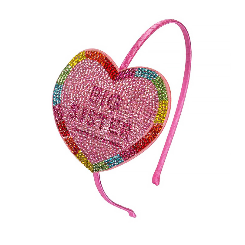 Crystal Big Sister Heart Emoji Headband