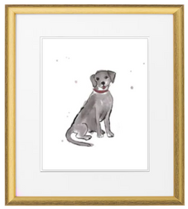 Puppy Dog Prints - Framed