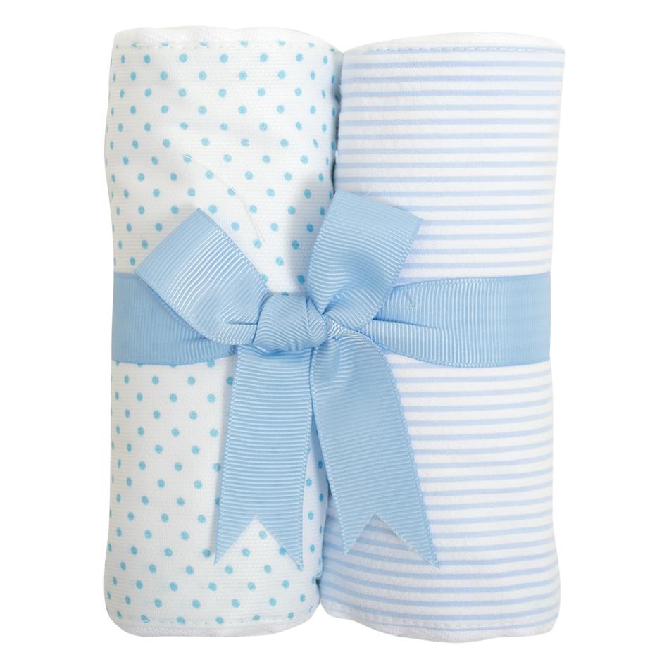 Set of 2 Fabric Burps