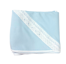 Load image into Gallery viewer, Sophia And Oliver Receiving Blanket - Blue

