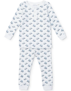 Jack Pajama Set - Blue Texas Boot