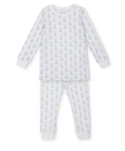 Grayson Pajama Set - Blue Bunny Tails