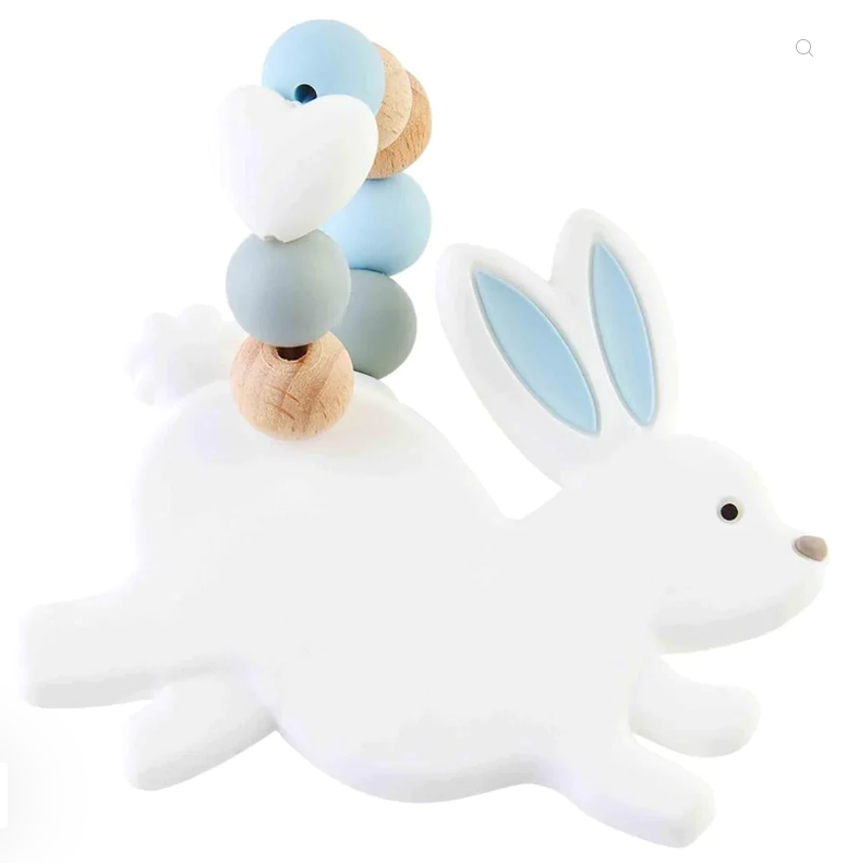 Blue Bunny Teether - little orange fish