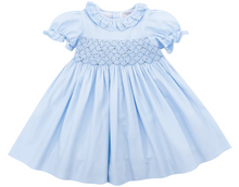 Load image into Gallery viewer, Baby Blue Triple Collar Organic Dress
