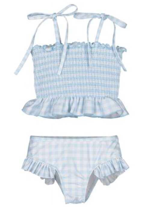 Blue Gingham Bikini