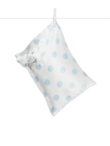 New Dot Satin Nap Pillow - Blue