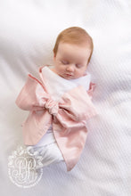 Load image into Gallery viewer, Silk Bow Swaddle - Southern Blush
