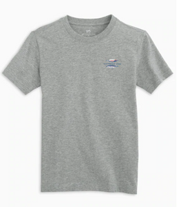 Heater Grey Bobbers And Lures Short Sleeve Tee