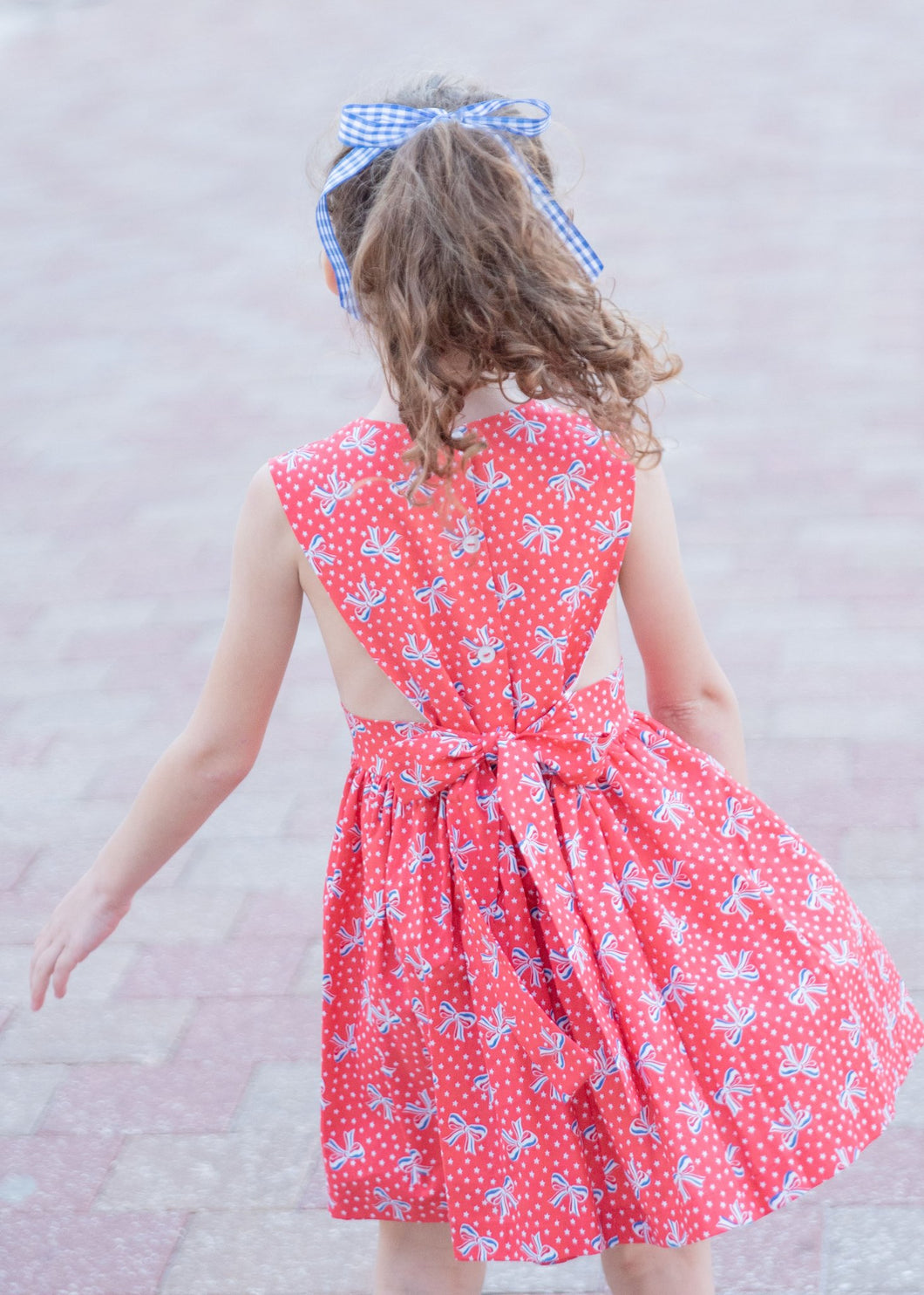 Collins Red Bows Dress