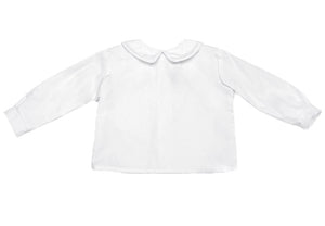 Boys Long Sleeve Shirt With White Piping *