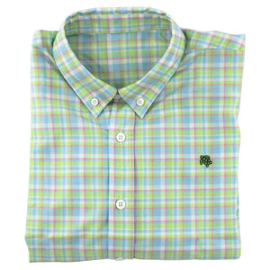 Briggs Plaid Performance Button Down Shirt